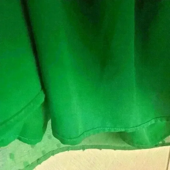 CeCe Lush Greem Boat Neck Puff Sleeve Top Size 3X - Picture 5 of 10